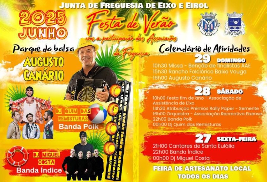 Cartaz Festa de Verão